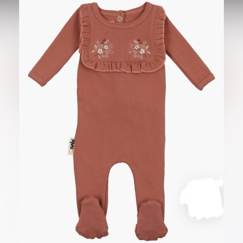 Maniere Chest Embroidery Footie